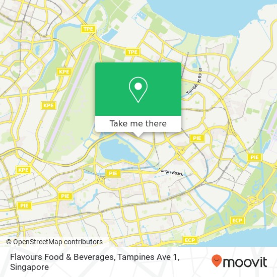 Flavours Food & Beverages, Tampines Ave 1地图