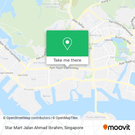 Star Mart Jalan Ahmad Ibrahim map