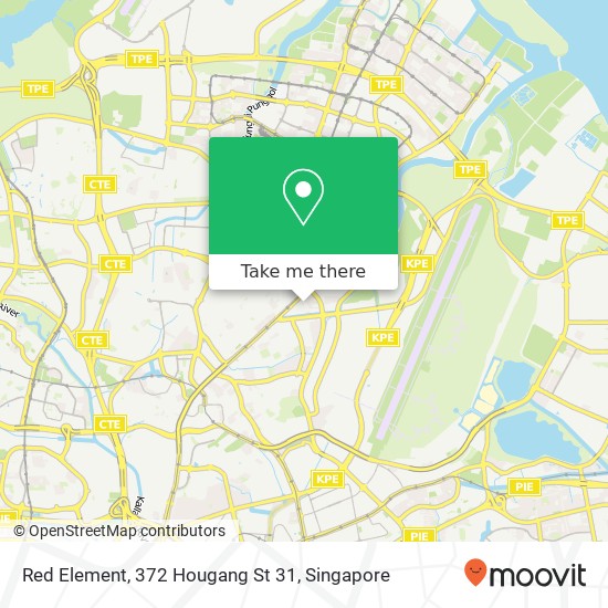 Red Element, 372 Hougang St 31 map