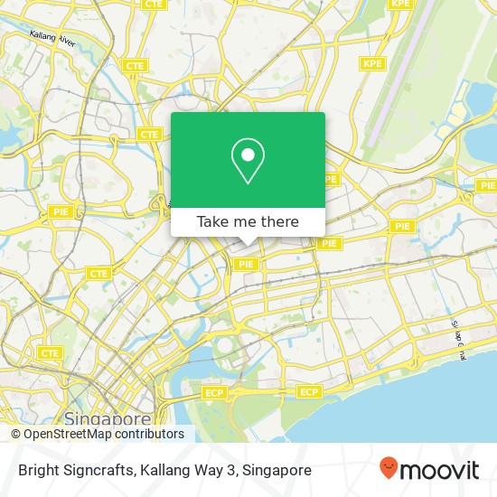 Bright Signcrafts, Kallang Way 3 map