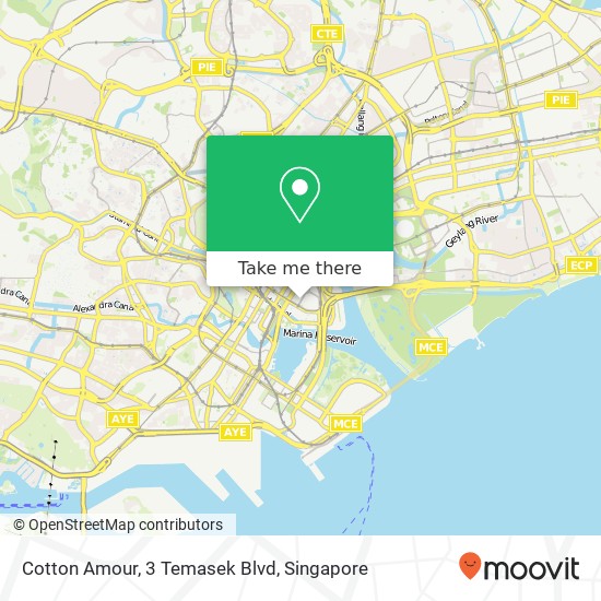 Cotton Amour, 3 Temasek Blvd map