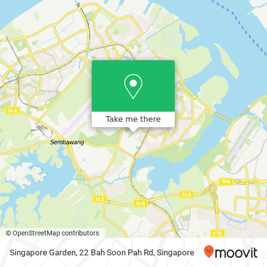 Singapore Garden, 22 Bah Soon Pah Rd map