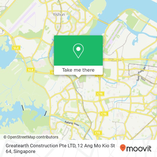 Greatearth Construction Pte LTD, 12 Ang Mo Kio St 64 map