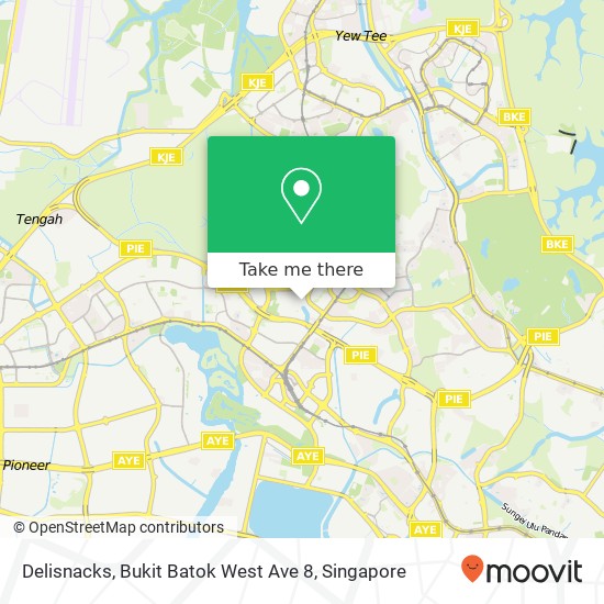 Delisnacks, Bukit Batok West Ave 8地图