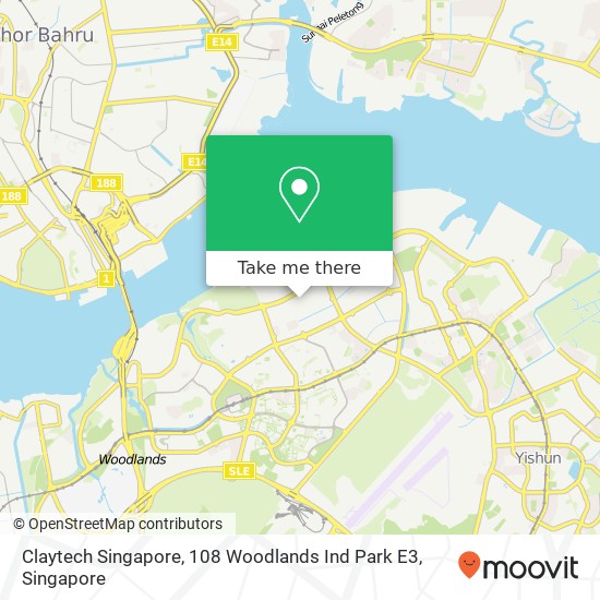 Claytech Singapore, 108 Woodlands Ind Park E3地图