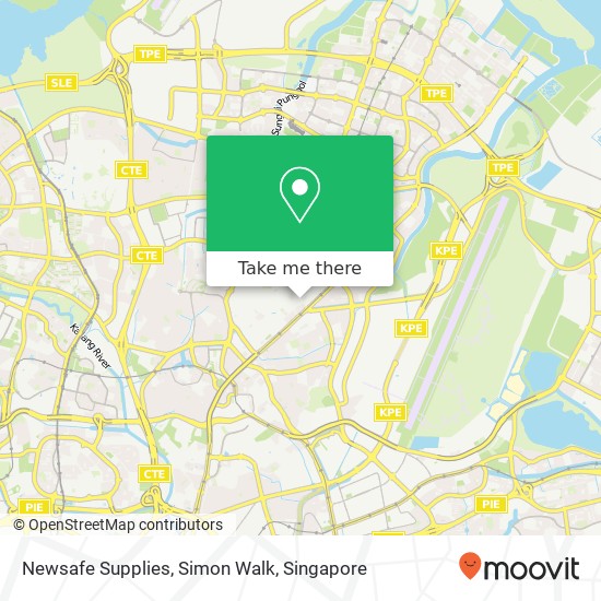 Newsafe Supplies, Simon Walk map