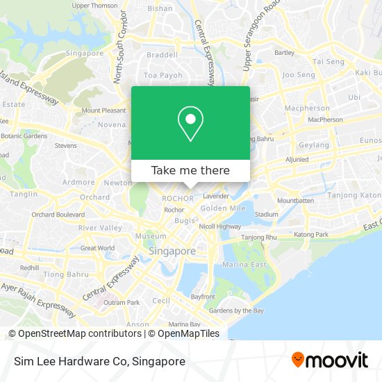 Sim Lee Hardware Co map