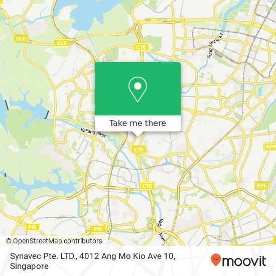 Synavec Pte. LTD., 4012 Ang Mo Kio Ave 10地图