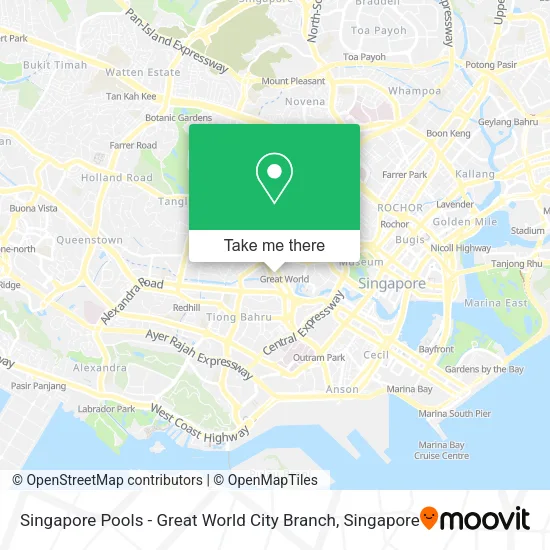 Singapore Pools - Great World City Branch地图