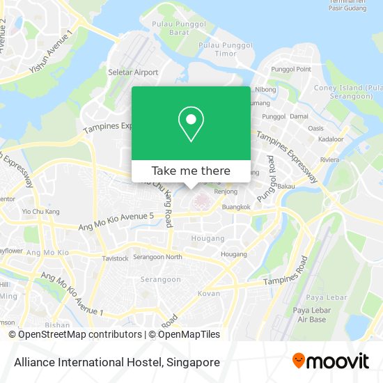 Alliance International Hostel map