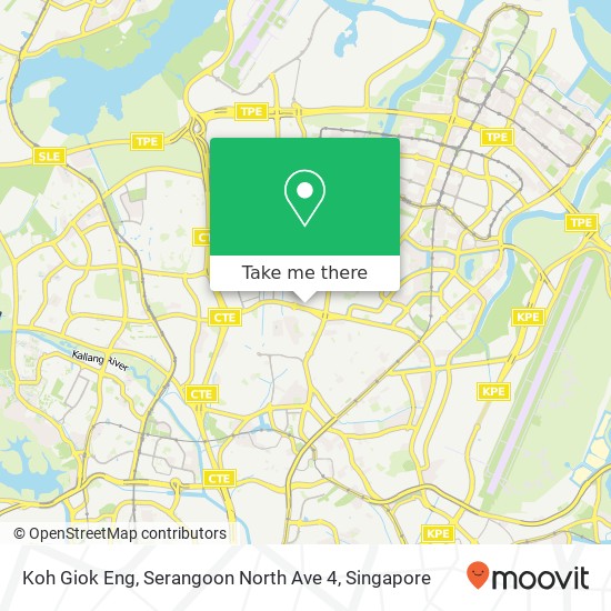 Koh Giok Eng, Serangoon North Ave 4 map