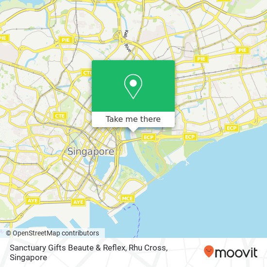 Sanctuary Gifts Beaute & Reflex, Rhu Cross地图