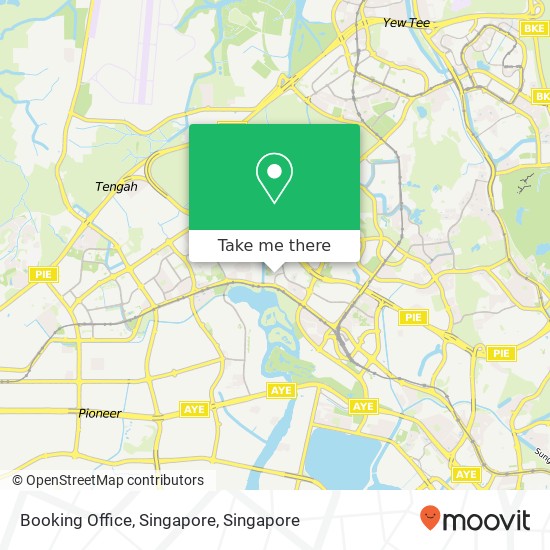 Booking Office, Singapore map