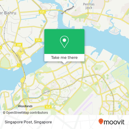 Singapore Post, Singapore map