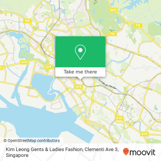 Kim Leong Gents & Ladies Fashion, Clementi Ave 3 map