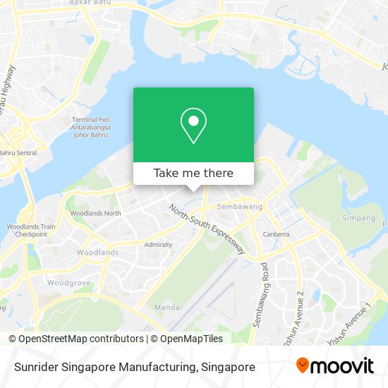Sunrider Singapore Manufacturing map