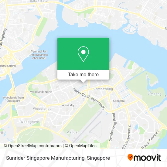 Sunrider Singapore Manufacturing map