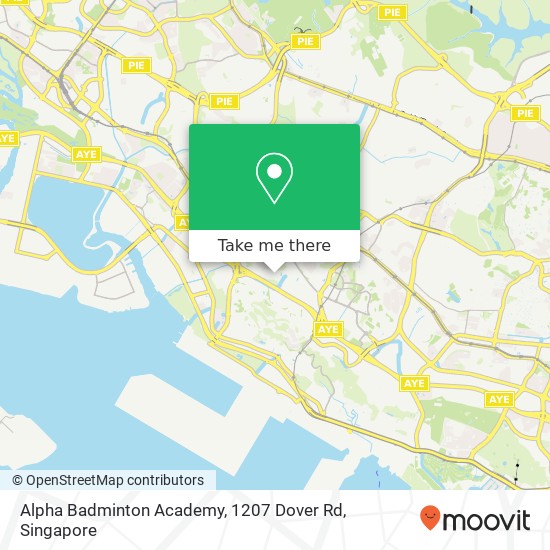Alpha Badminton Academy, 1207 Dover Rd map