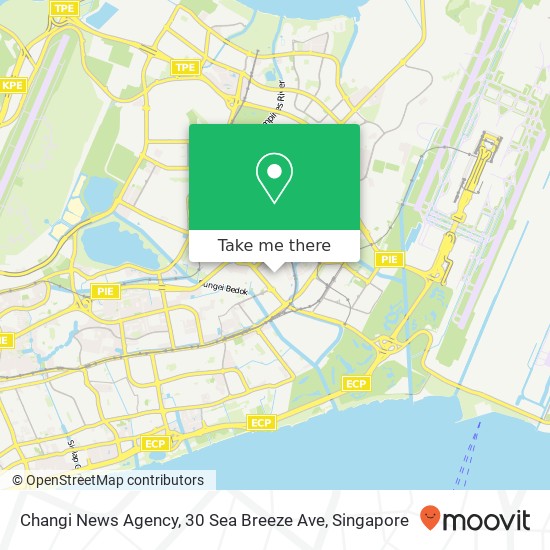 Changi News Agency, 30 Sea Breeze Ave地图