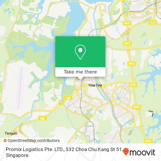 Promix Logistics Pte. LTD., 532 Choa Chu Kang St 51地图