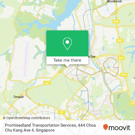 Promisedland Transportation Services, 444 Choa Chu Kang Ave 4地图