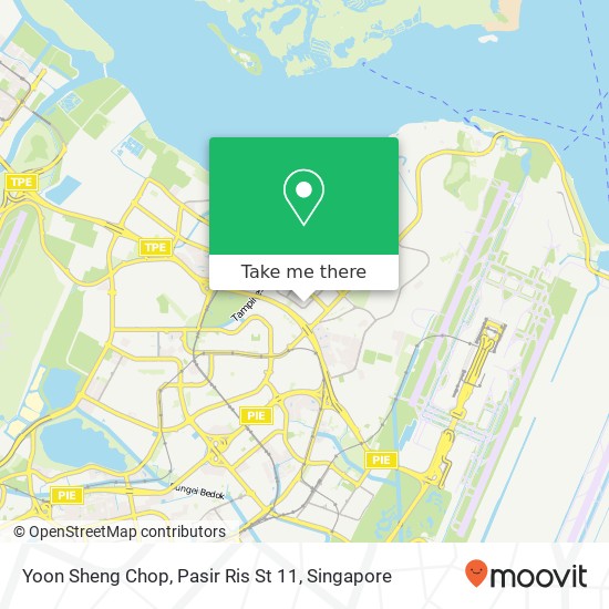 Yoon Sheng Chop, Pasir Ris St 11地图