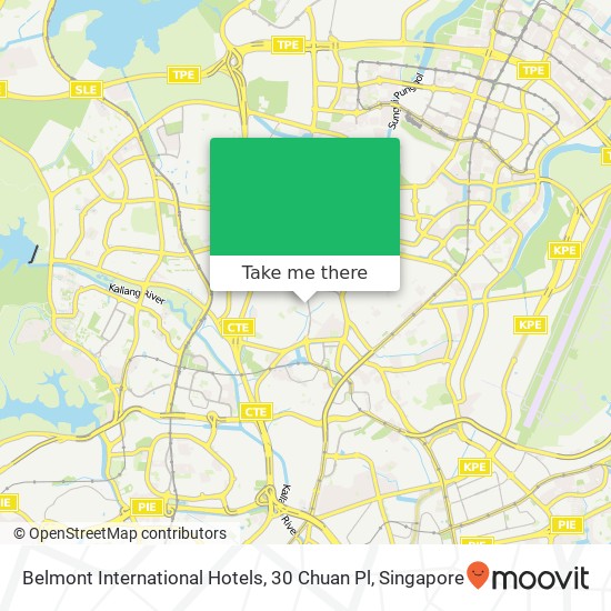 Belmont International Hotels, 30 Chuan Pl map