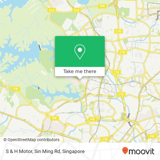 S & H Motor, Sin Ming Rd map