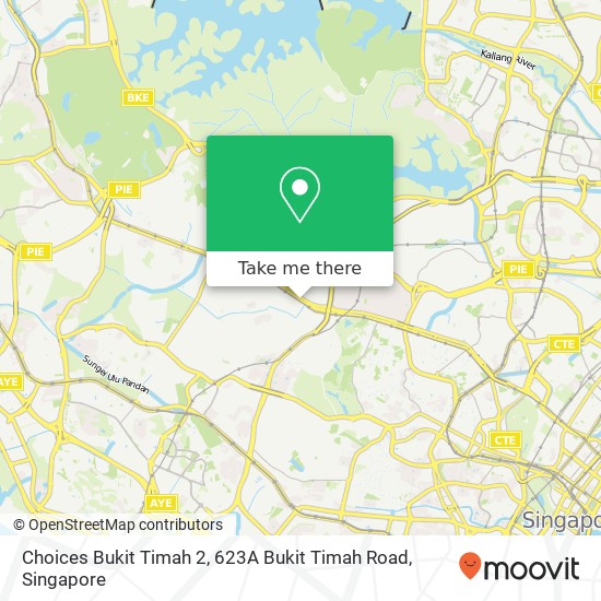 Choices Bukit Timah 2, 623A Bukit Timah Road map