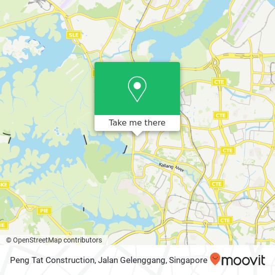 Peng Tat Construction, Jalan Gelenggang map