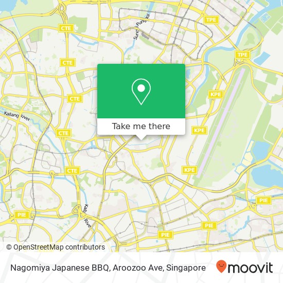 Nagomiya Japanese BBQ, Aroozoo Ave map