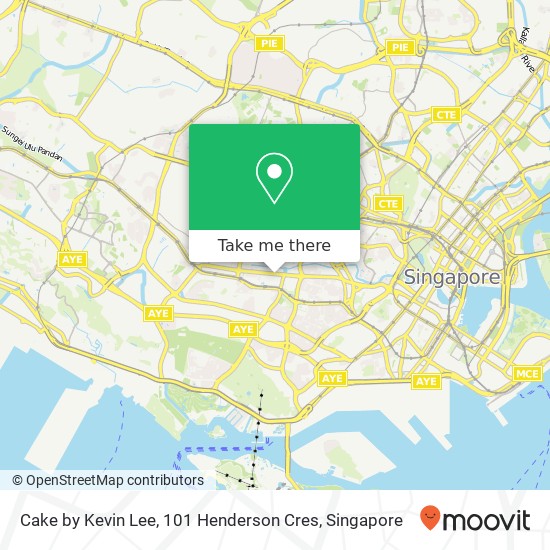 Cake by Kevin Lee, 101 Henderson Cres地图