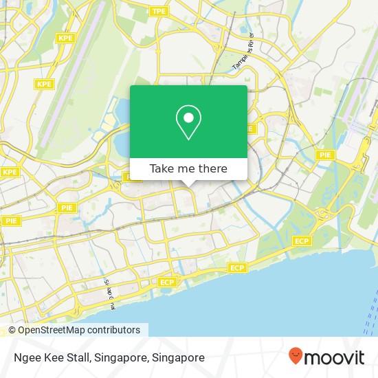 Ngee Kee Stall, Singapore map