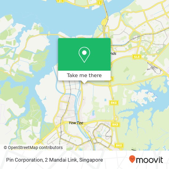 Pin Corporation, 2 Mandai Link地图