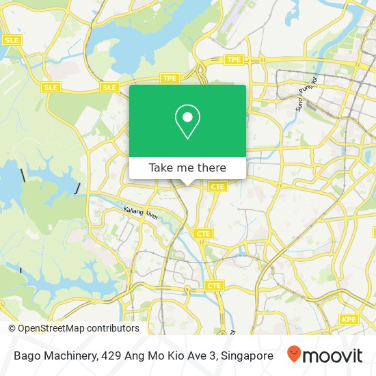 Bago Machinery, 429 Ang Mo Kio Ave 3地图