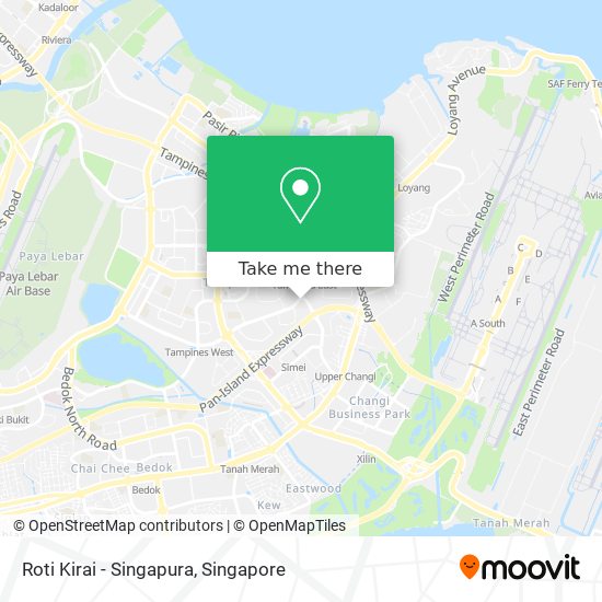 Roti Kirai - Singapura map