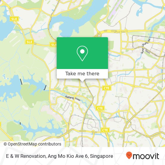 E & W Renovation, Ang Mo Kio Ave 6 map