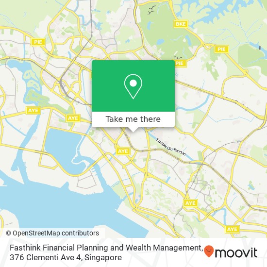 Fasthink Financial Planning and Wealth Management, 376 Clementi Ave 4地图