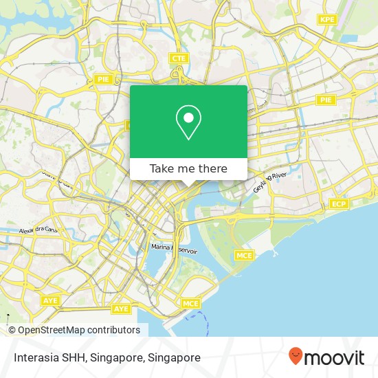 Interasia SHH, Singapore map