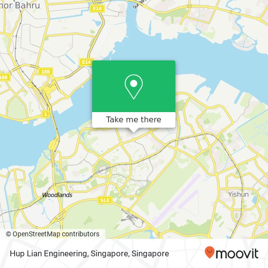 Hup Lian Engineering, Singapore map