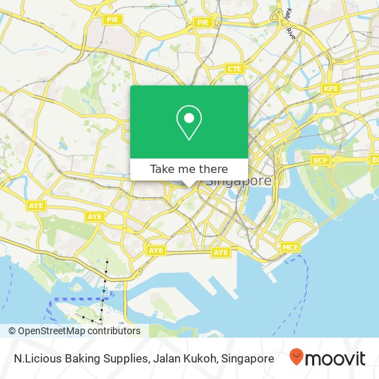 N.Licious Baking Supplies, Jalan Kukoh map