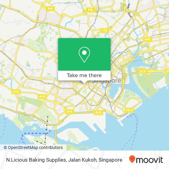 N.Licious Baking Supplies, Jalan Kukoh地图