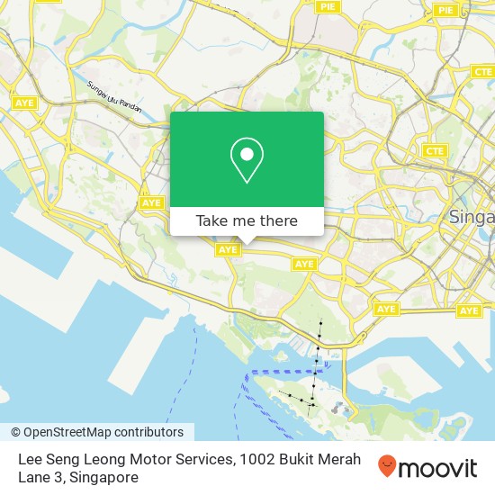 Lee Seng Leong Motor Services, 1002 Bukit Merah Lane 3 map