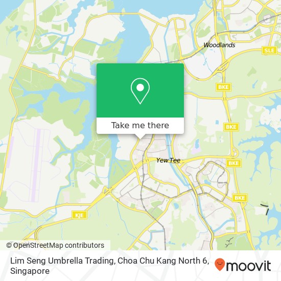 Lim Seng Umbrella Trading, Choa Chu Kang North 6 map