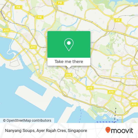 Nanyang Soups, Ayer Rajah Cres map