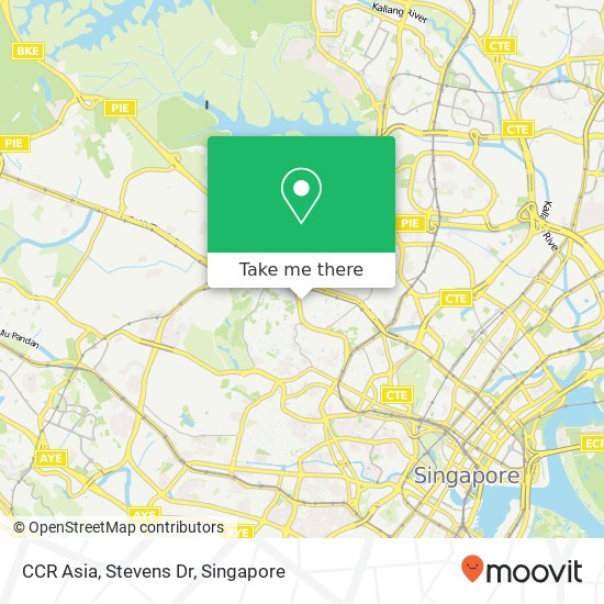 CCR Asia, Stevens Dr map