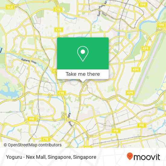 Yoguru - Nex Mall, Singapore map