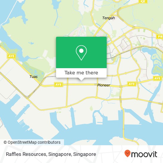 Raffles Resources, Singapore map