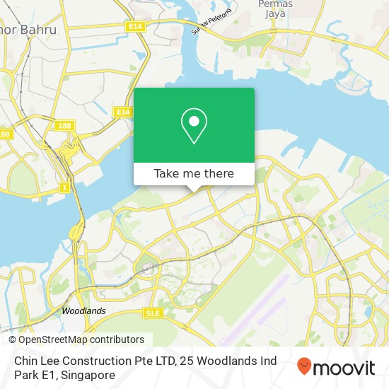 Chin Lee Construction Pte LTD, 25 Woodlands Ind Park E1 map