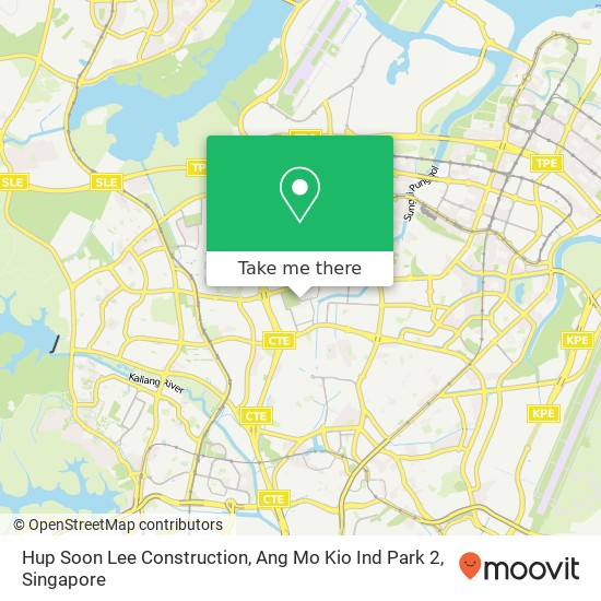 Hup Soon Lee Construction, Ang Mo Kio Ind Park 2地图